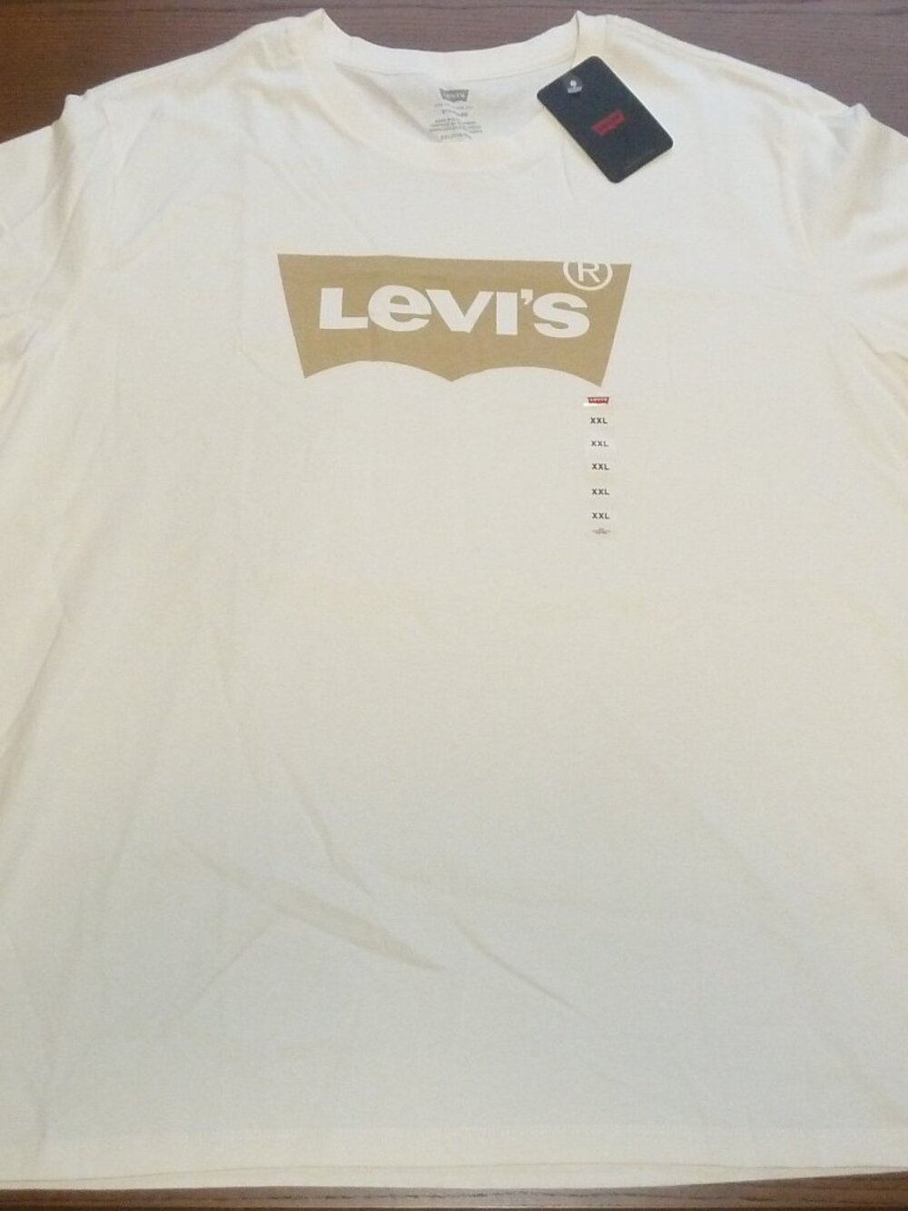 Levis Mens T Shirt XXL Free Shipping Canada Batwing Logo Short Sleeve New